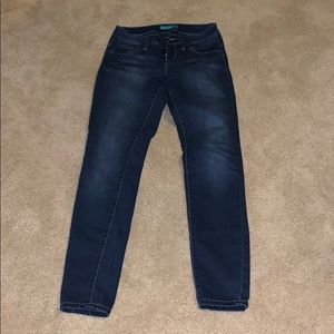Butt lifting dark wash jeans from YMI